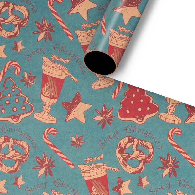 Classic Christmas Gift Wrapping Paper Thickened - Krosscanada