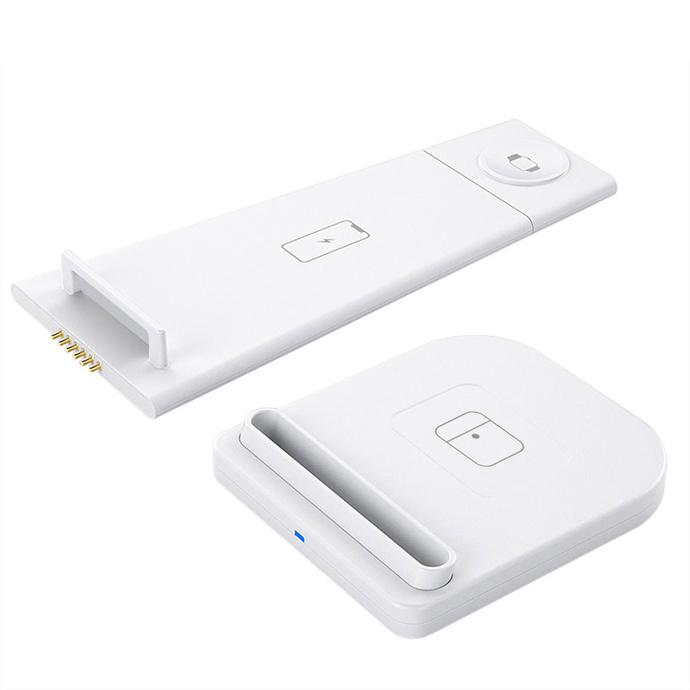 Compatible with Apple , 3 - in - 1 splicing wireless charger supports QI charging - Krosscanada