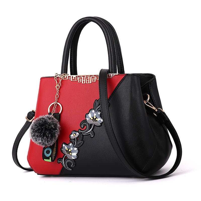 Contrasting color ladies bag handbag - Krosscanada