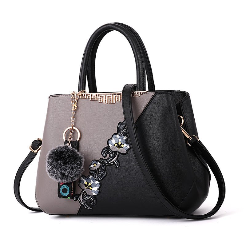 Contrasting color ladies bag handbag - Krosscanada