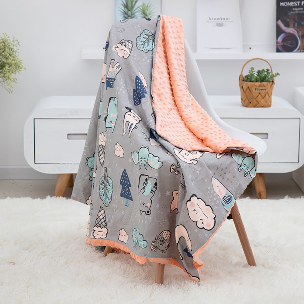 Cotton Baby Comfort Gauze Breathable Cover Blanket - Krosscanada