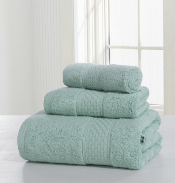 Cotton soft double - sided thickening towel skin - friendly bath towel beauty salon bathrobe bath towel set - Krosscanada