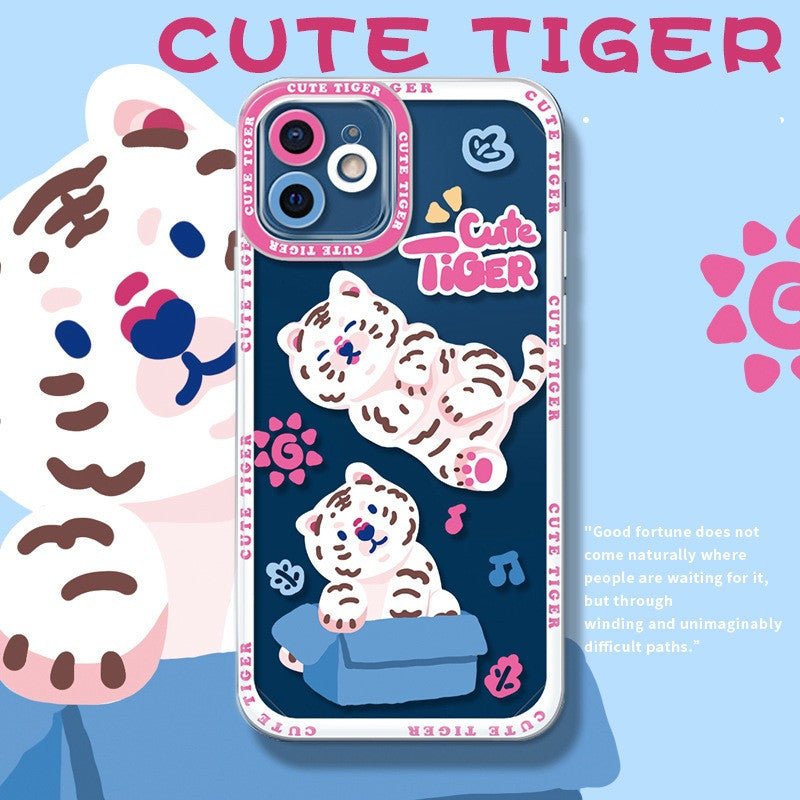 Couple Tiger Phone Case For 13 Right Angle Pro Soft Case - Krosscanada