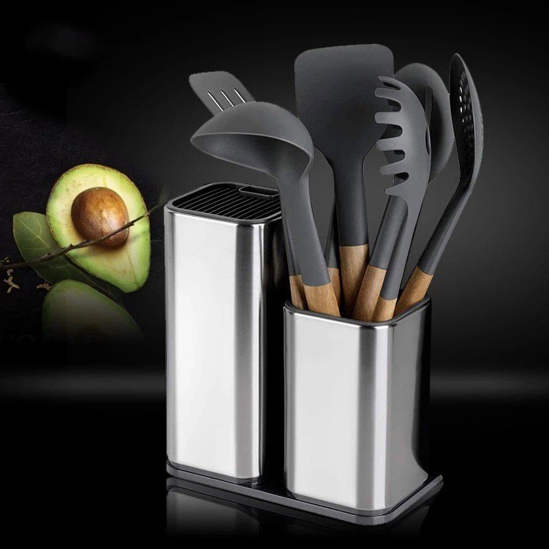 Creative Tool Holder Large Capacity Holder Multifunctional Kitchen Tool - Krosscanada