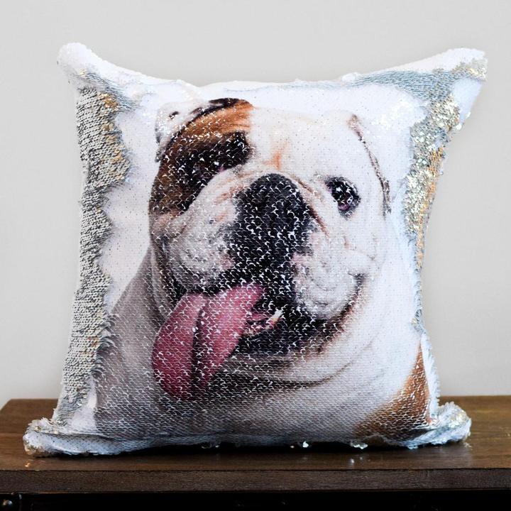 Custom image sequin pillowcase - Krosscanada