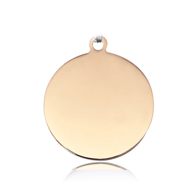 Customize Personalized Steel Tag Engrave Name&Phone Number for Dogs Cats - Krosscanada