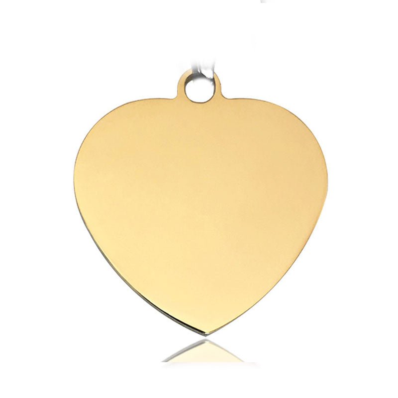 Customize Personalized Steel Tag Engrave Name&Phone Number for Dogs Cats - Krosscanada