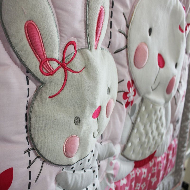 Cute flower - shaped baby embroidered quilt - Krosscanada