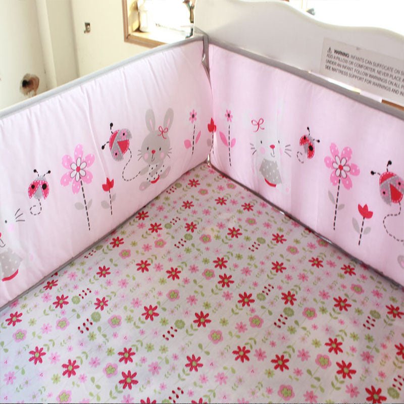 Cute flower - shaped baby embroidered quilt - Krosscanada