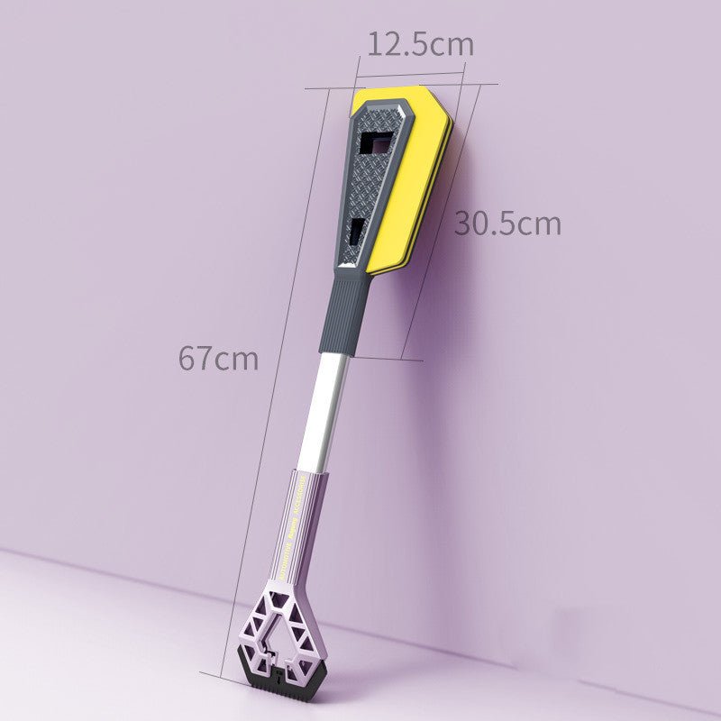 Defrosting And Scraping Snow With Snow Removal Shovel And Snow Brush - Krosscanada