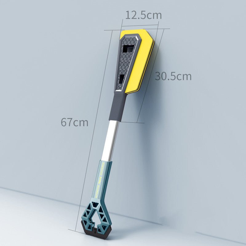Defrosting And Scraping Snow With Snow Removal Shovel And Snow Brush - Krosscanada