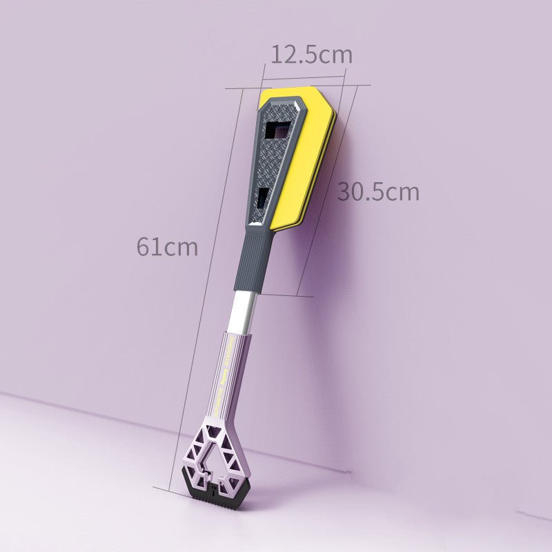 Defrosting And Scraping Snow With Snow Removal Shovel And Snow Brush - Krosscanada