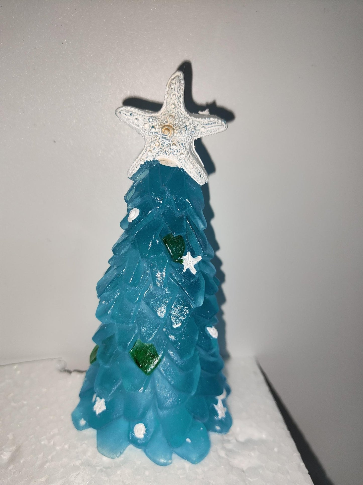 DIY Christmas Decoration Blue Christmas Tree Glass Creative Unique Decoration - Krosscanada