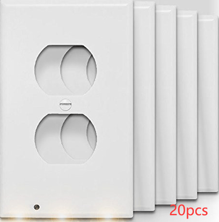 Durable Convenient Outlet Cover Duplex Wall Plate Led - Krosscanada