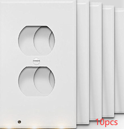 Durable Convenient Outlet Cover Duplex Wall Plate Led - Krosscanada