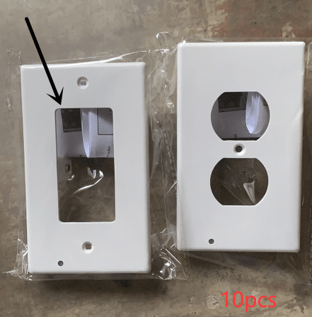 Durable Convenient Outlet Cover Duplex Wall Plate Led - Krosscanada