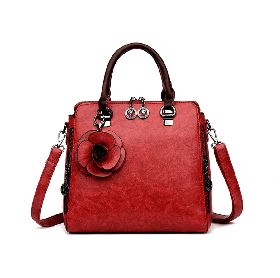 Elegant Real Leather Handbag - Krosscanada
