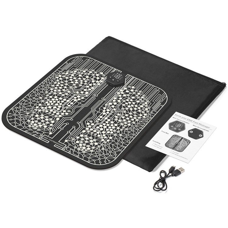 Ems Foot Massager Mat Tens Fisioterapia Electric Foot Cushion Blood Circulation Acupunctur Pad Foot Health Care Relaxation Pain - Krosscanada