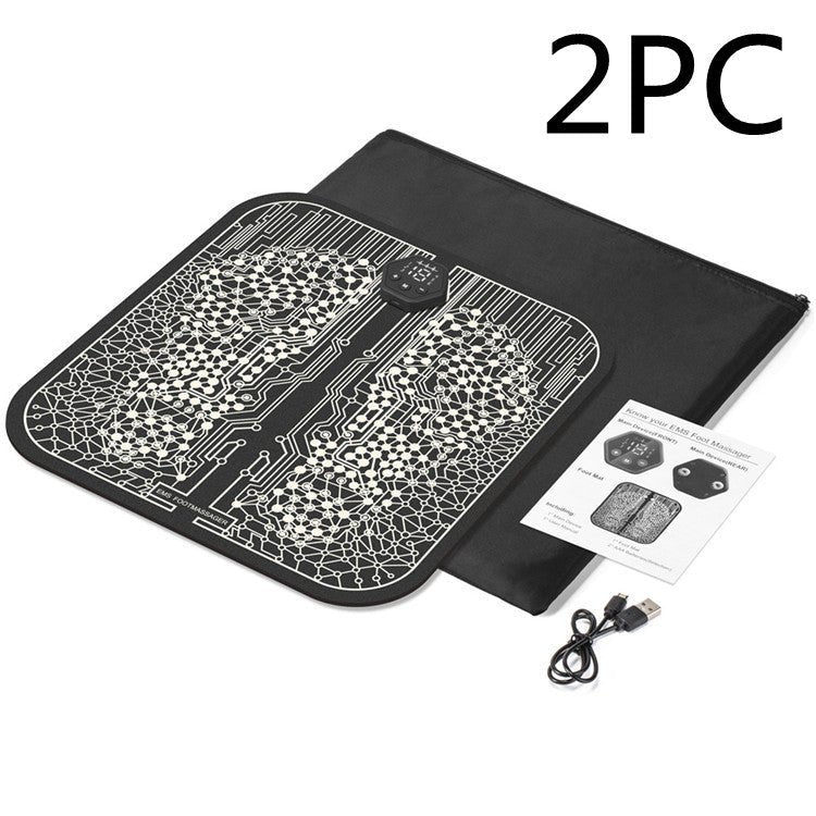 Ems Foot Massager Mat Tens Fisioterapia Electric Foot Cushion Blood Circulation Acupunctur Pad Foot Health Care Relaxation Pain - Krosscanada