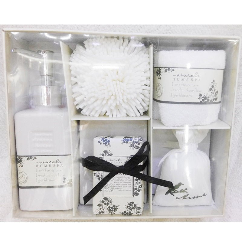 European and American bathrooms suit, bathing suit, pottery and bathroom, five pieces of bathroom accessories bath gift box wholesale - Krosscanada