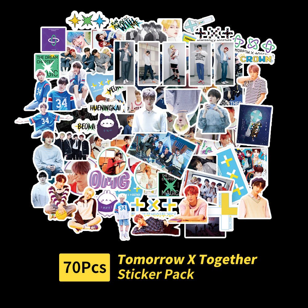 Exo Nct127 Stray Kids Twice Got7 Seventeen Txt Stickers Star Stickers - Krosscanada