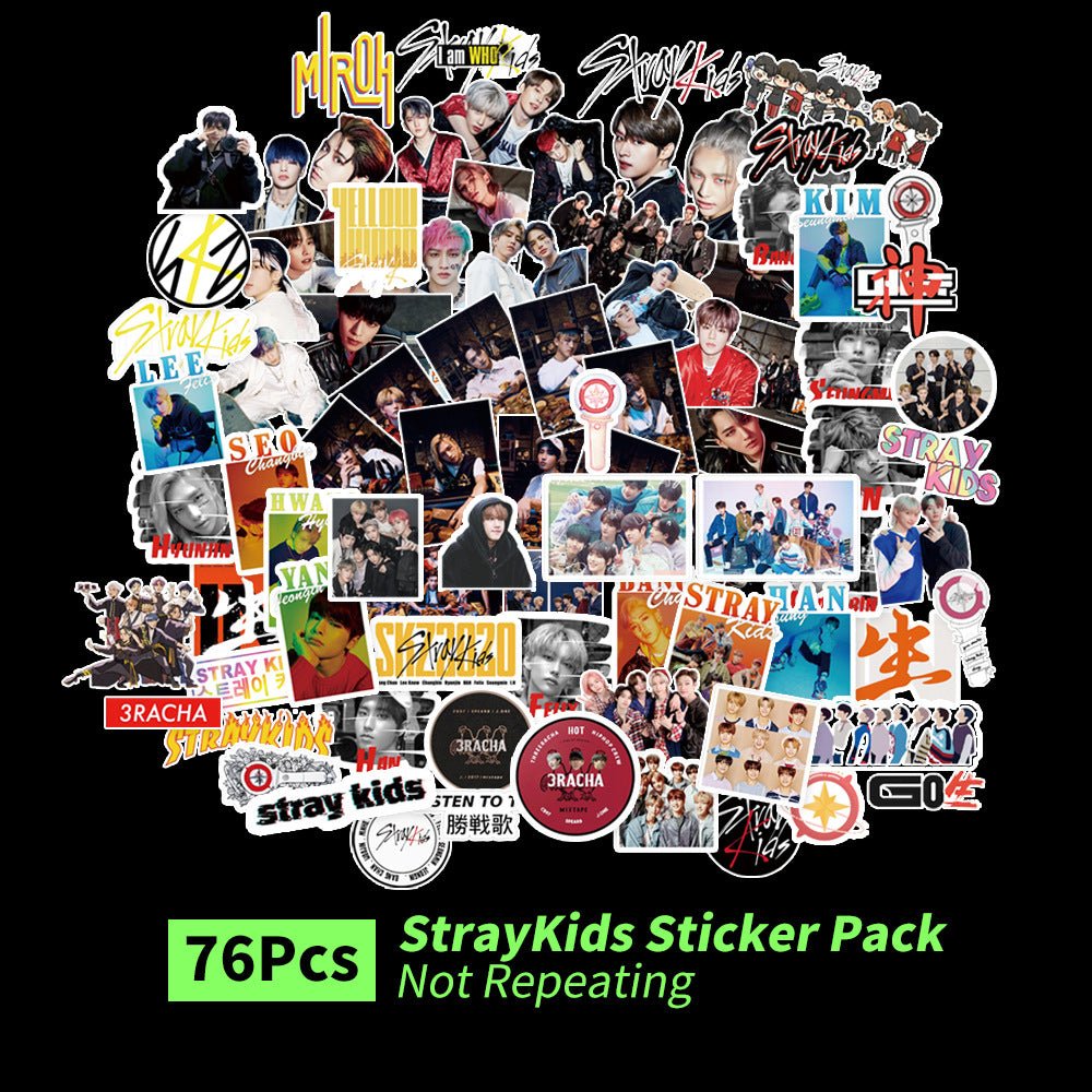 Exo Nct127 Stray Kids Twice Got7 Seventeen Txt Stickers Star Stickers - Krosscanada