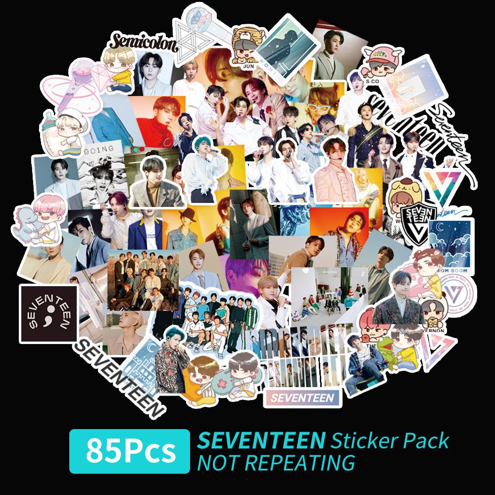 Exo Nct127 Stray Kids Twice Got7 Seventeen Txt Stickers Star Stickers - Krosscanada