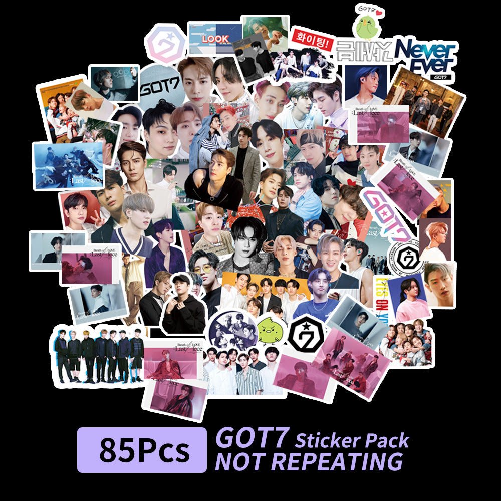 Exo Nct127 Stray Kids Twice Got7 Seventeen Txt Stickers Star Stickers - Krosscanada