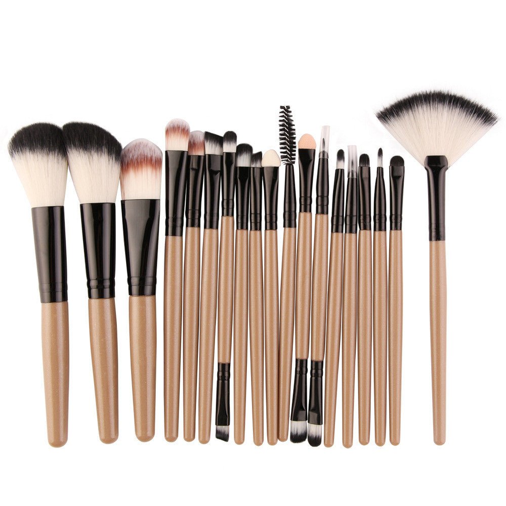 Eye Brushes, Blush Brush, Iip Brush And Fan - Shaped Makeup Brush Set - Krosscanada