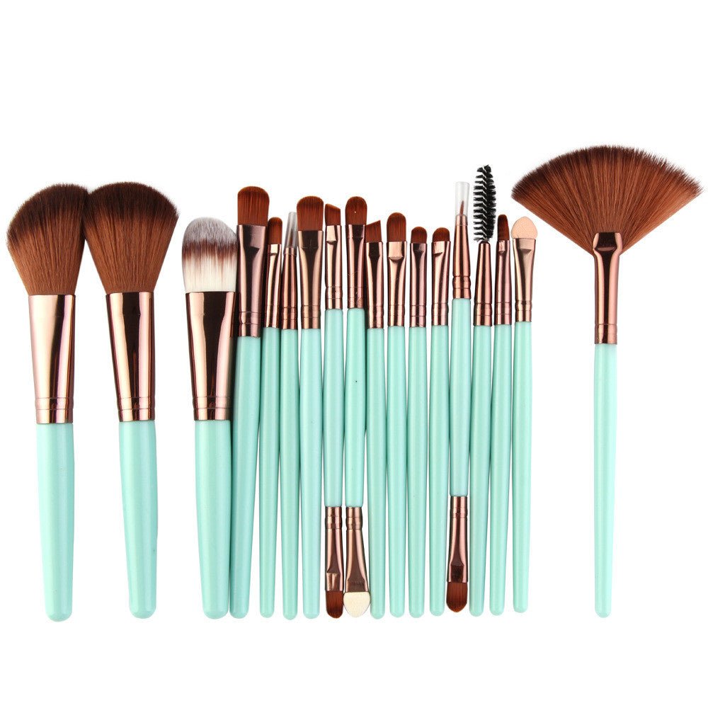 Eye Brushes, Blush Brush, Iip Brush And Fan - Shaped Makeup Brush Set - Krosscanada