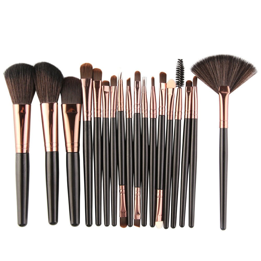 Eye Brushes, Blush Brush, Iip Brush And Fan - Shaped Makeup Brush Set - Krosscanada