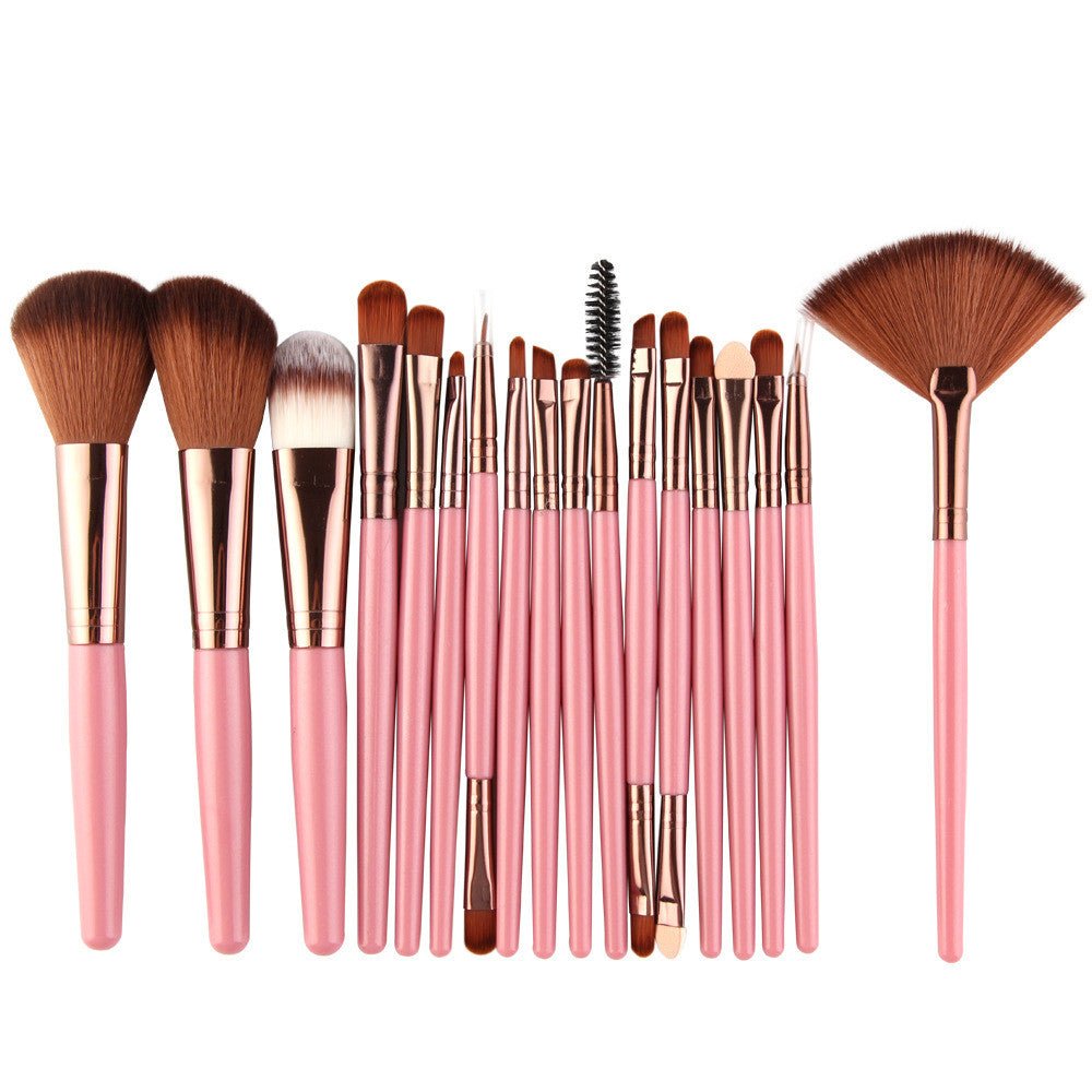 Eye Brushes, Blush Brush, Iip Brush And Fan - Shaped Makeup Brush Set - Krosscanada