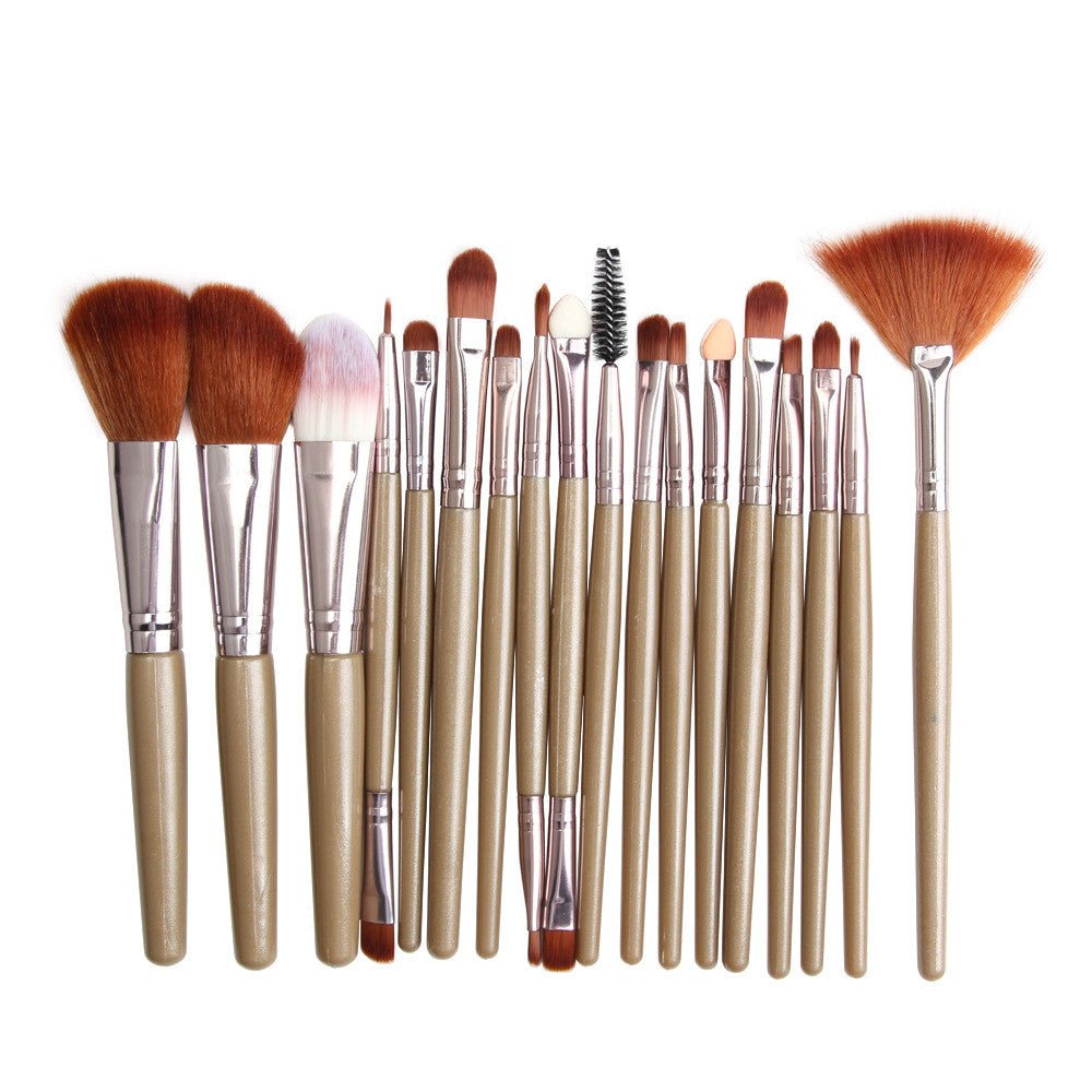Eye Brushes, Blush Brush, Iip Brush And Fan - Shaped Makeup Brush Set - Krosscanada