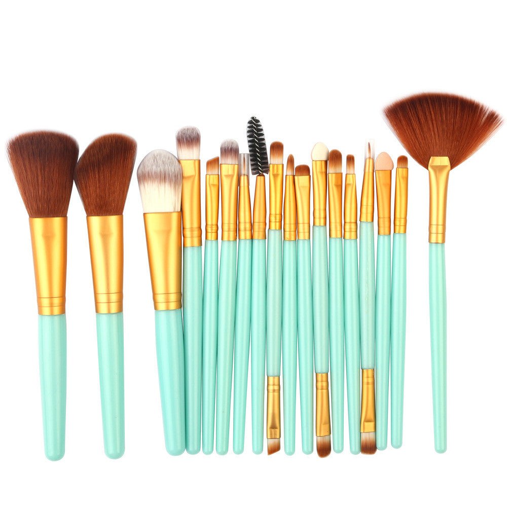 Eye Brushes, Blush Brush, Iip Brush And Fan - Shaped Makeup Brush Set - Krosscanada
