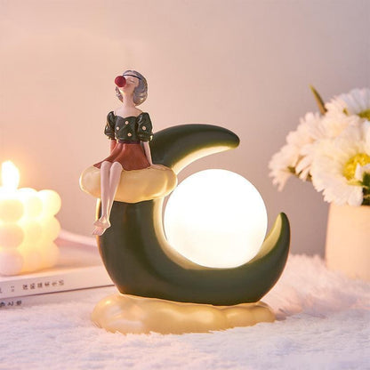 Christmas Nordic Creative Bubble Girl Moon Light - KKscollecation