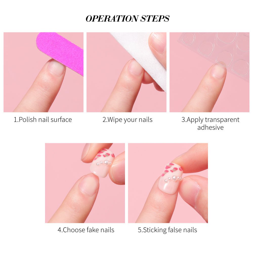 Fake Nail Patches Hand Wearing Art - Krosscanada