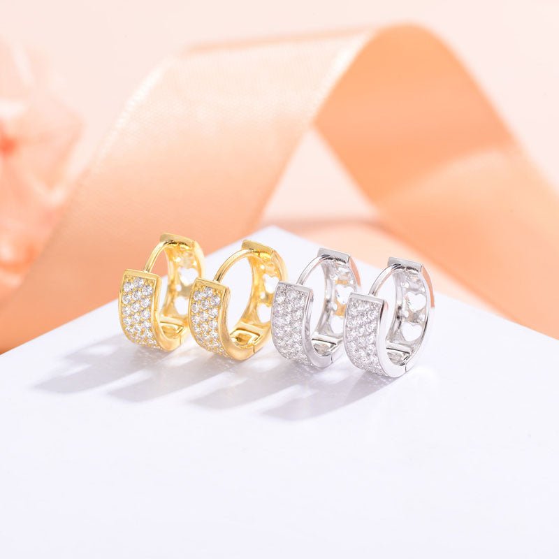 Fashion Simple Metal Earrings - Krosscanada