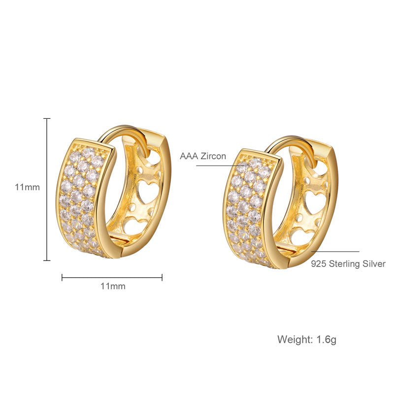 Fashion Simple Metal Earrings - Krosscanada