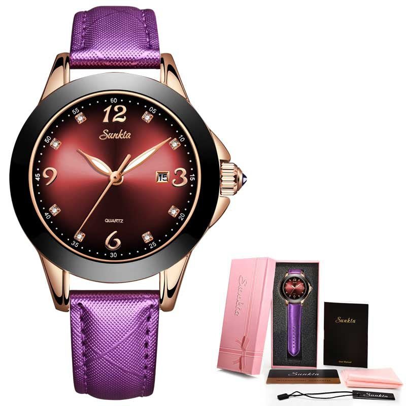 Fashion Women's Watch Luxury Ceramic Analog Watch - Krosscanada