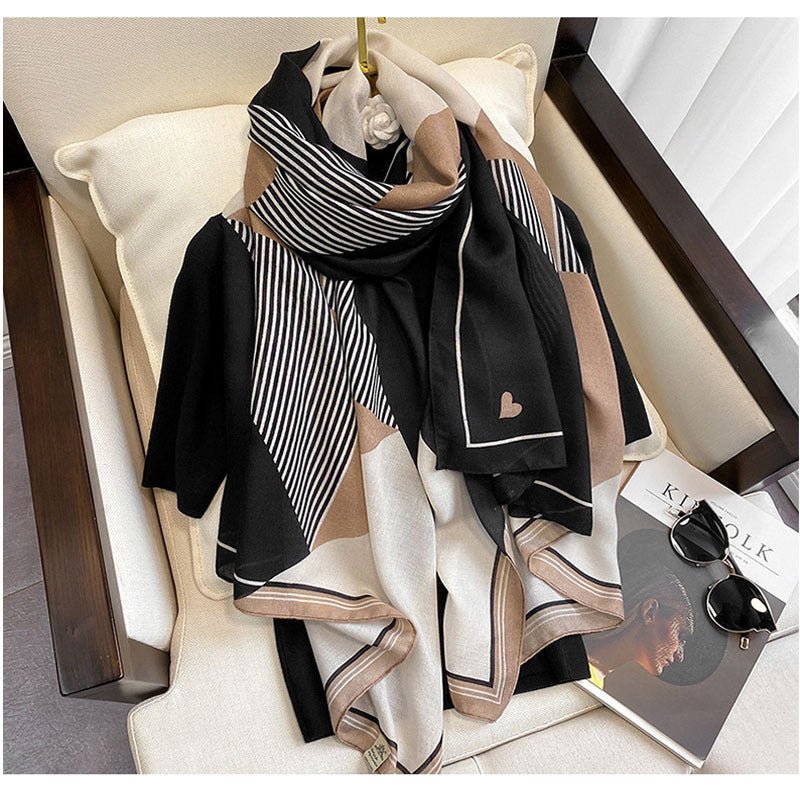 Fashionable Casual Accessories Women's Silk Scarves - Krosscanada