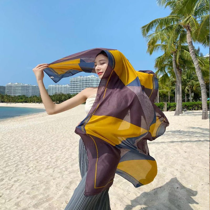 Fashionable Casual Accessories Women's Silk Scarves - Krosscanada