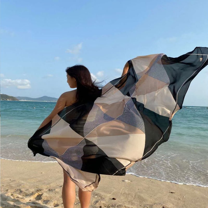 Fashionable Casual Accessories Women's Silk Scarves - Krosscanada
