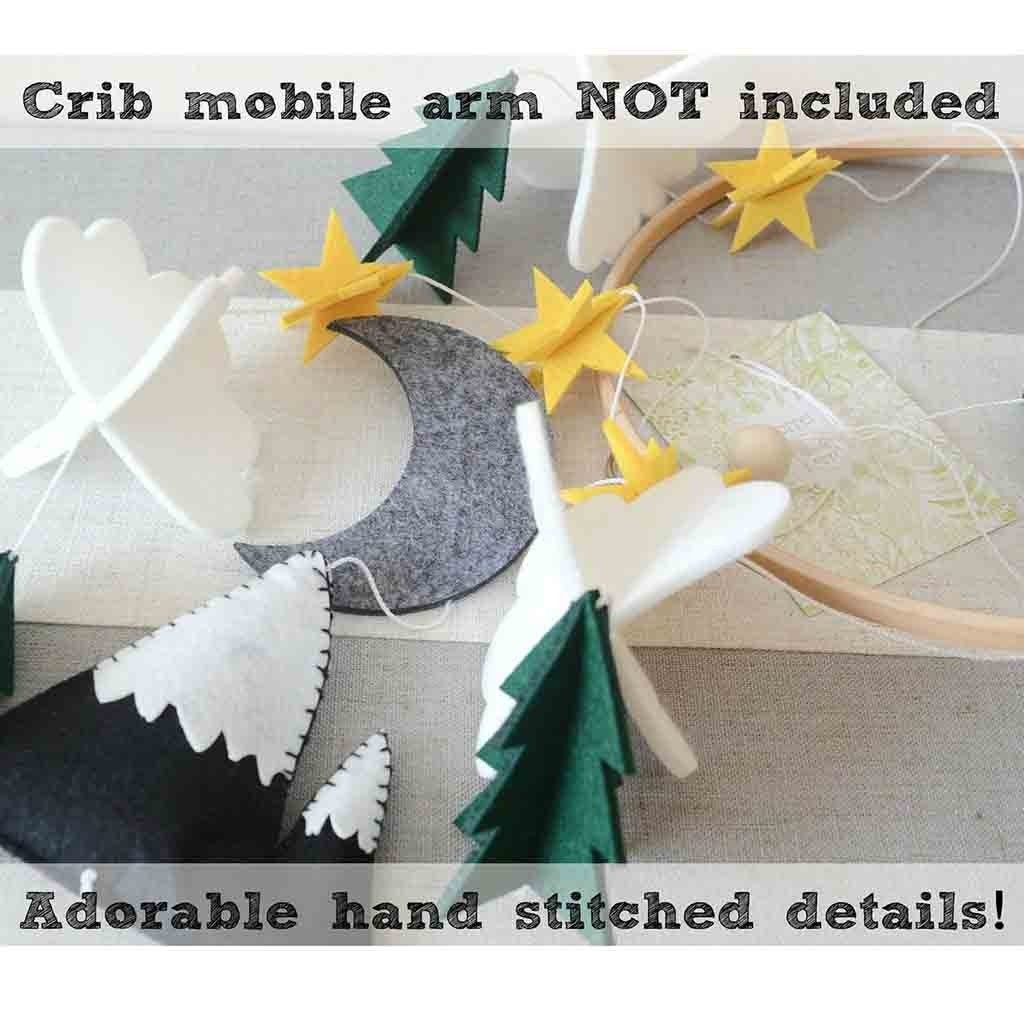 Felt Ornaments Felt Crib Pendant Wind Chimes - Krosscanada