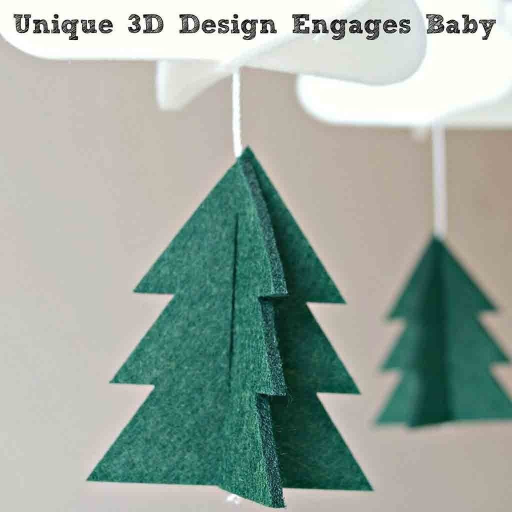 Felt Ornaments Felt Crib Pendant Wind Chimes - Krosscanada