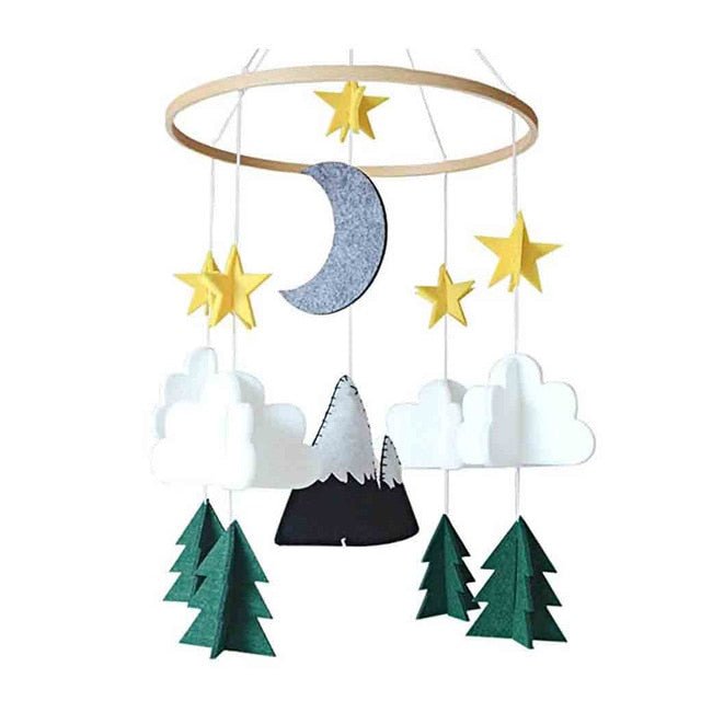 Felt Ornaments Felt Crib Pendant Wind Chimes - Krosscanada