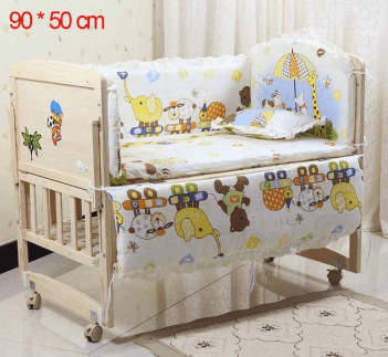 Five - piece cotton baby bed set - Krosscanada