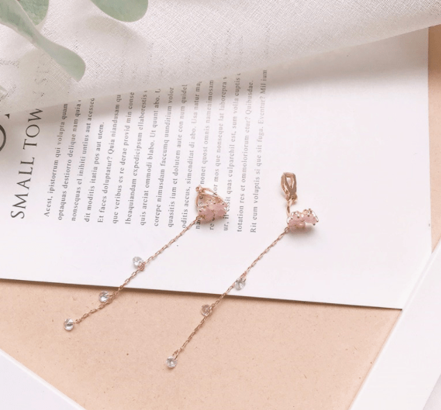 Flower Tassel Earrings - Krosscanada