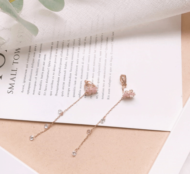 Flower Tassel Earrings - Krosscanada