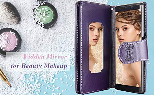 FLYEE Case Compatible with iPhone 12 Pro Max(6.7 inch,2020 Release),Wallet Case for Women and Girls with Card Holder,Detachable 2in1 Case Premium Leather Zipper Flip Case with Wrist Strap - Black - Krosscanada