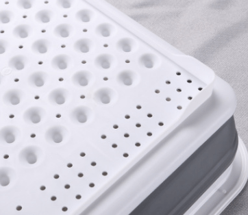 Folding Kitchen Dish Drainer Drying Rack Tableware Plate Holder Dinnerware Shelf Storage Organizer Kitchen Accessories - Krosscanada